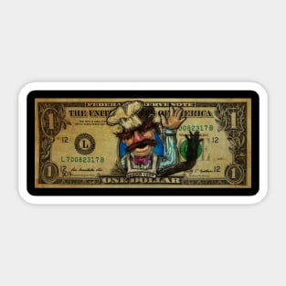 MONEY - MUPPETS SHOWS  Swedish Chef Sticker